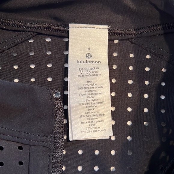 Lululemon high neck pullover sports bra zipper front padded Unleash Strength 4 - Picture 7 of 12